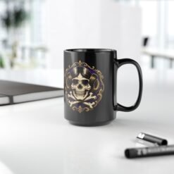 Rebel Skull - Black Mug – Space Princess - Jolly Roger - Punk Coffee - Image 10
