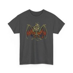 Spider Bat – Unisex T-Shirt – Gothic Skeleton Bat and Spiderweb - Image 15