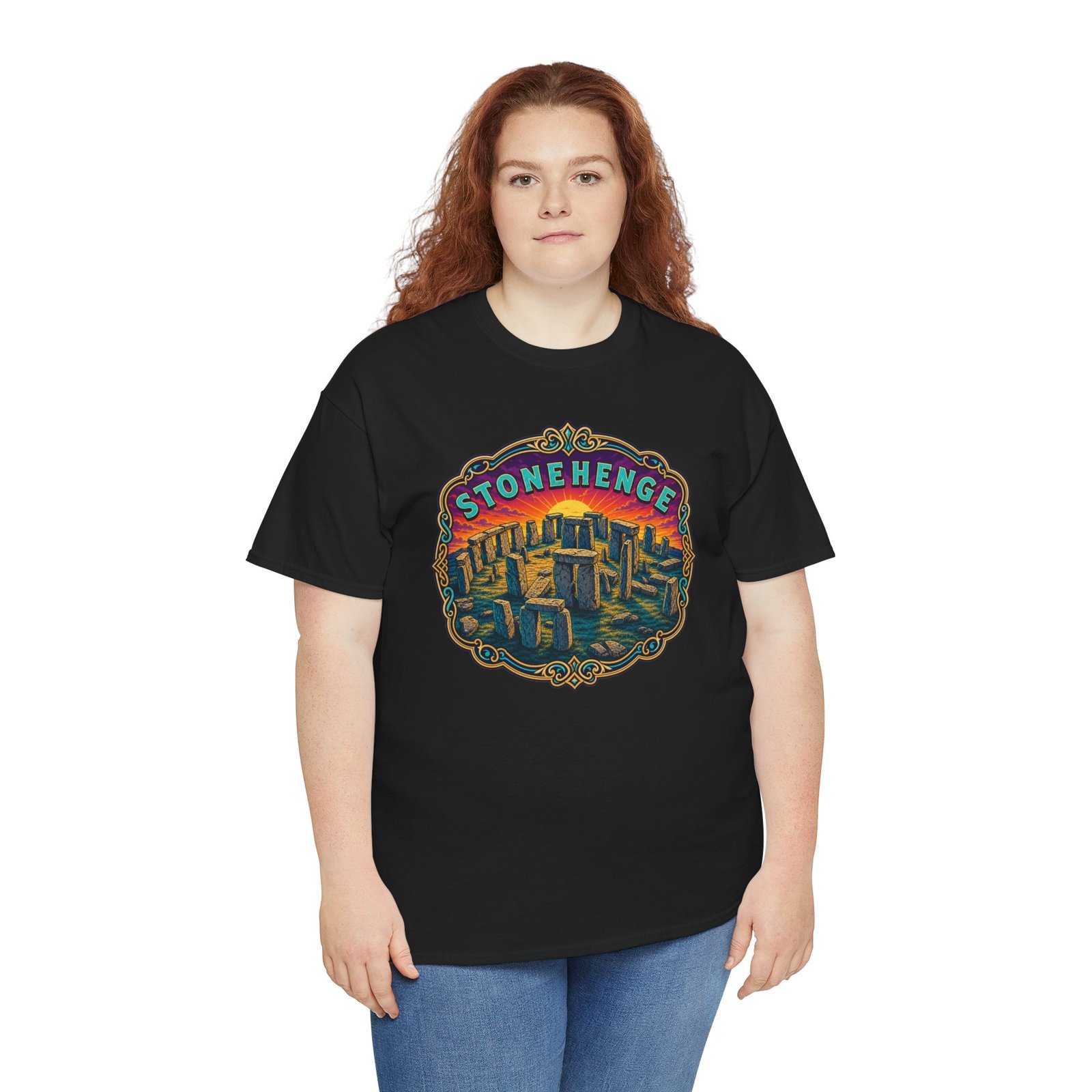 Stonehenge - Unisex T-Shirt – Ancient Monument, Archaeology - History Lover - Image 9