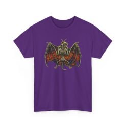 Spider Bat – Unisex T-Shirt – Gothic Skeleton Bat and Spiderweb - Image 18