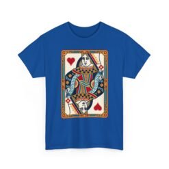 Queen of Hearts - Unisex T-Shirt – Classic Playing Card - Image 15