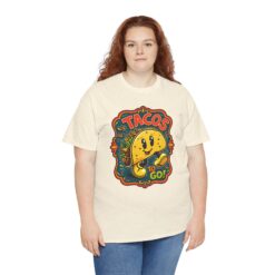 Tacos To Go - Unisex T-Shirt – Cute Kawaii Running Taco - Funny Foodie Tee - Image 9