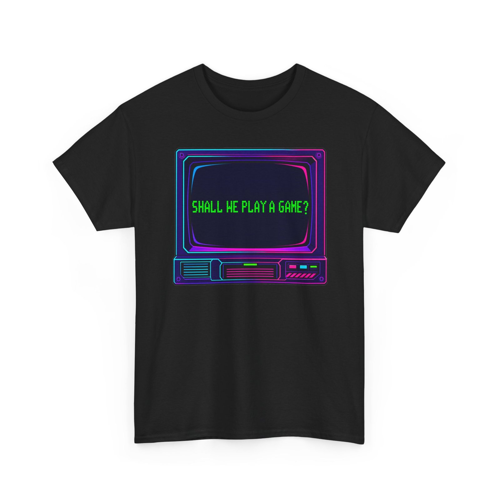 Shall We Play a Game? - Unisex T-Shirt – WarGames - Retro 80s Computer Movie