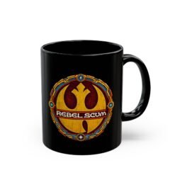 Rebel Scum Black Mug – Bold Streetwear Style, Galactic Attitude
