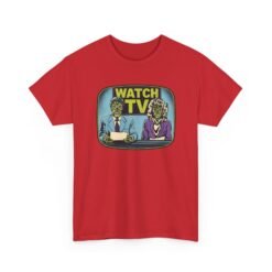 Watch TV - Unisex T-Shirt – They Live, Alien News - Retro Sci-Fi Horror - Image 19