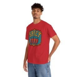 SPICY - Unisex T-Shirt – Hot Pepper Chili Lover - Hot Sauce Foodie - Image 8