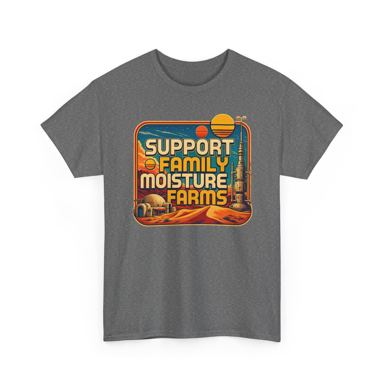 Support Family Moisture Farms - Unisex T-Shirt – Desert Roots, Galactic Pride - Image 15