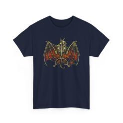 Spider Bat – Unisex T-Shirt – Gothic Skeleton Bat and Spiderweb - Image 17