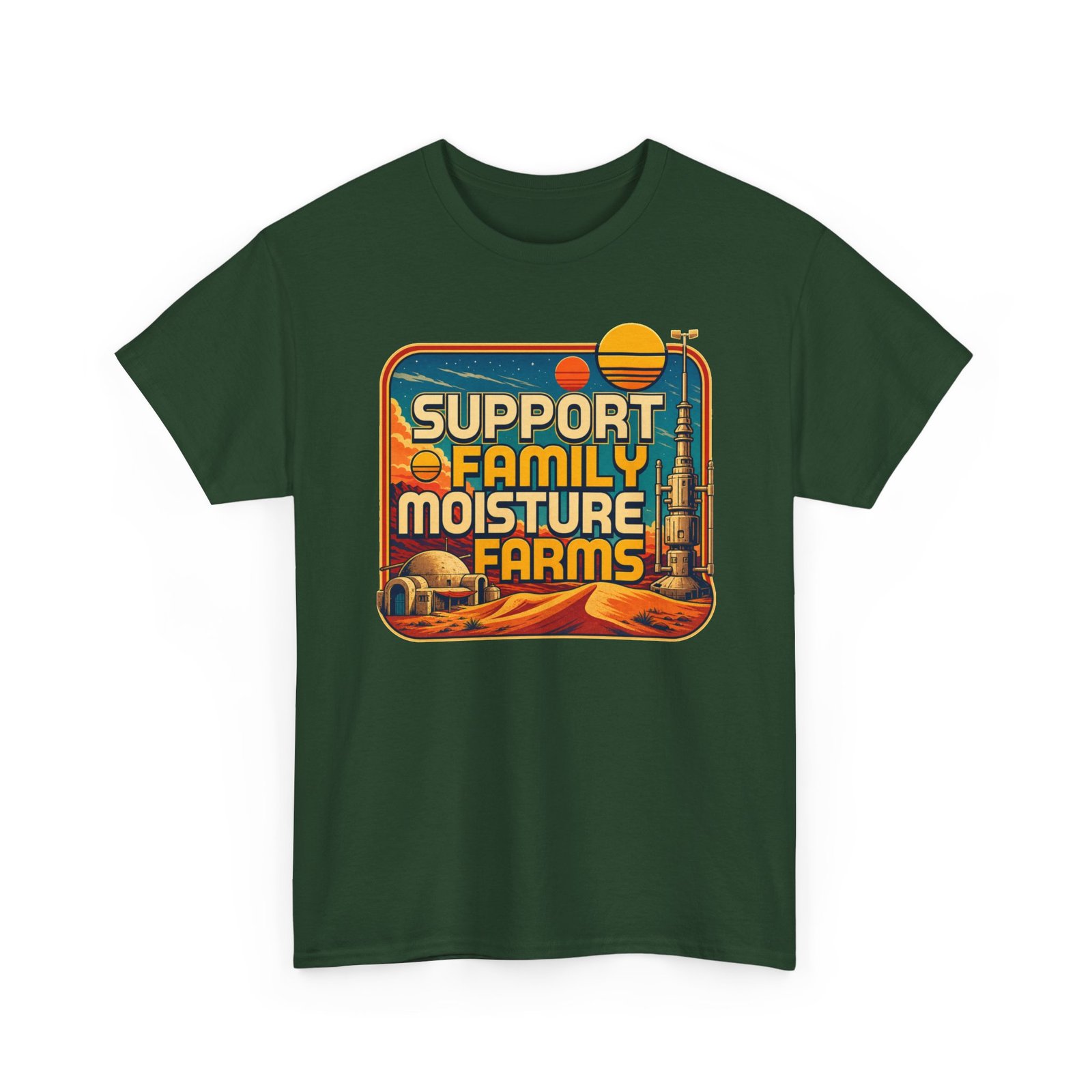 Support Family Moisture Farms - Unisex T-Shirt – Desert Roots, Galactic Pride - Image 13