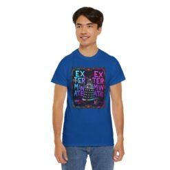 Exterminate! - Unisex T-Shirt – Retro Sci-Fi - Robot Graffiti Art - Image 20