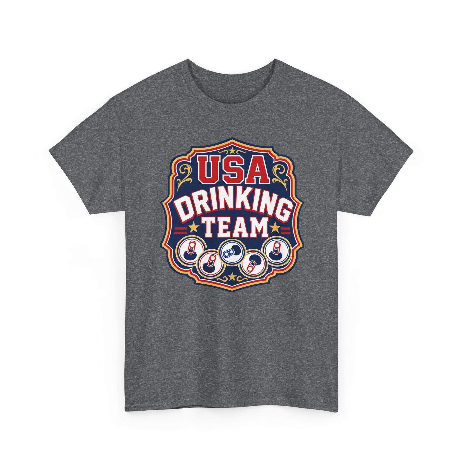 USA Drinking Team - Unisex T-Shirt – Funny Patriotic - Beer Drinking - Image 22