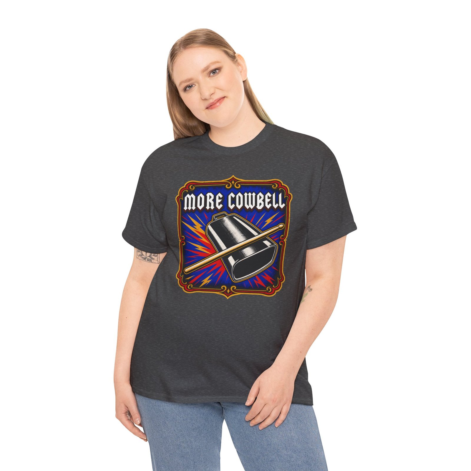 More Cowbell - Unisex T-Shirt – Because the Prescription is Always More - Image 3