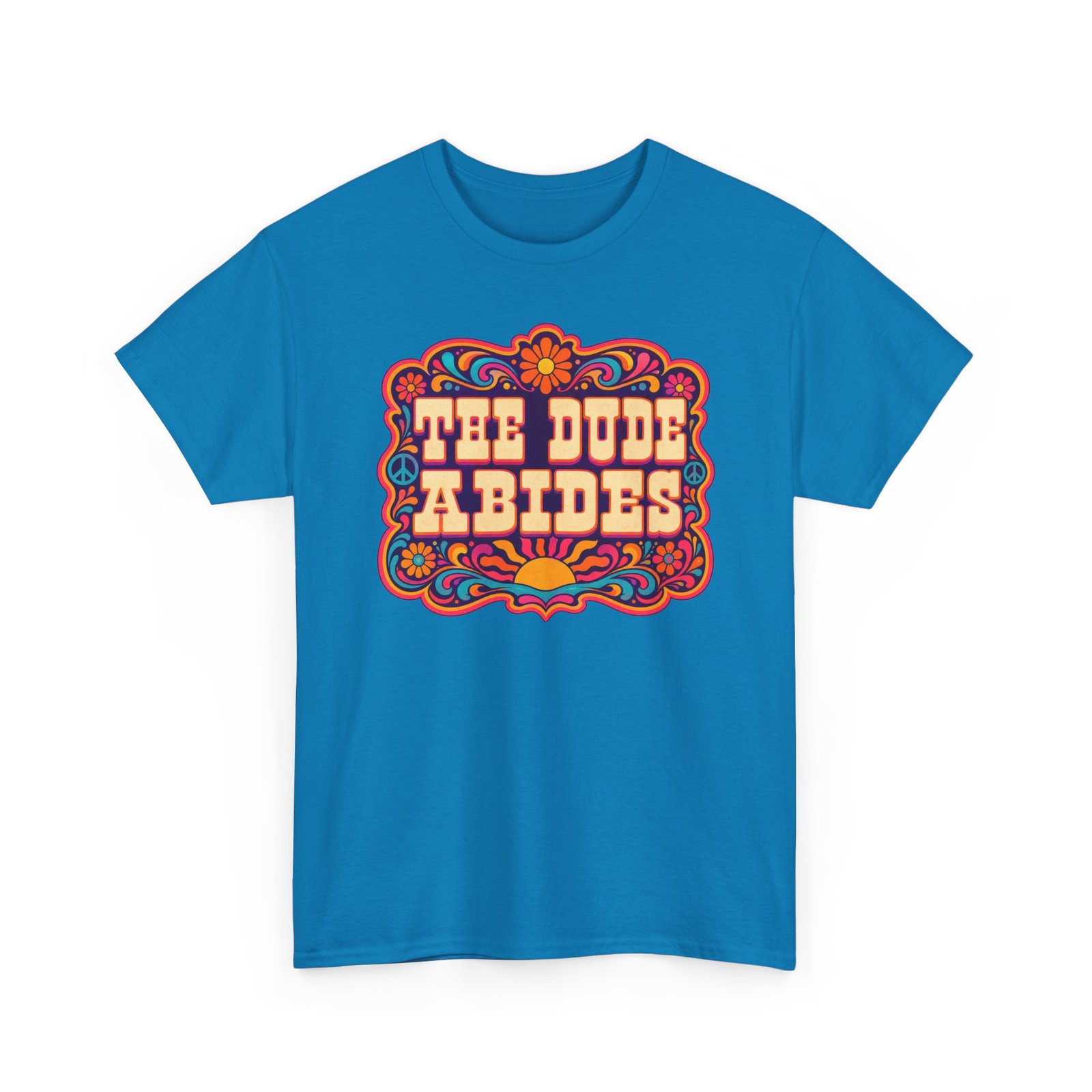 The Dude Abides - Unisex T-Shirt – Funny Big Lebowski Movie Quote - Bowling Tee - Image 25