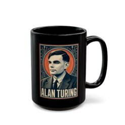 Alan Turing – Black Mug – Codebreaker, Visionary, Computing Pioneer - Image 6