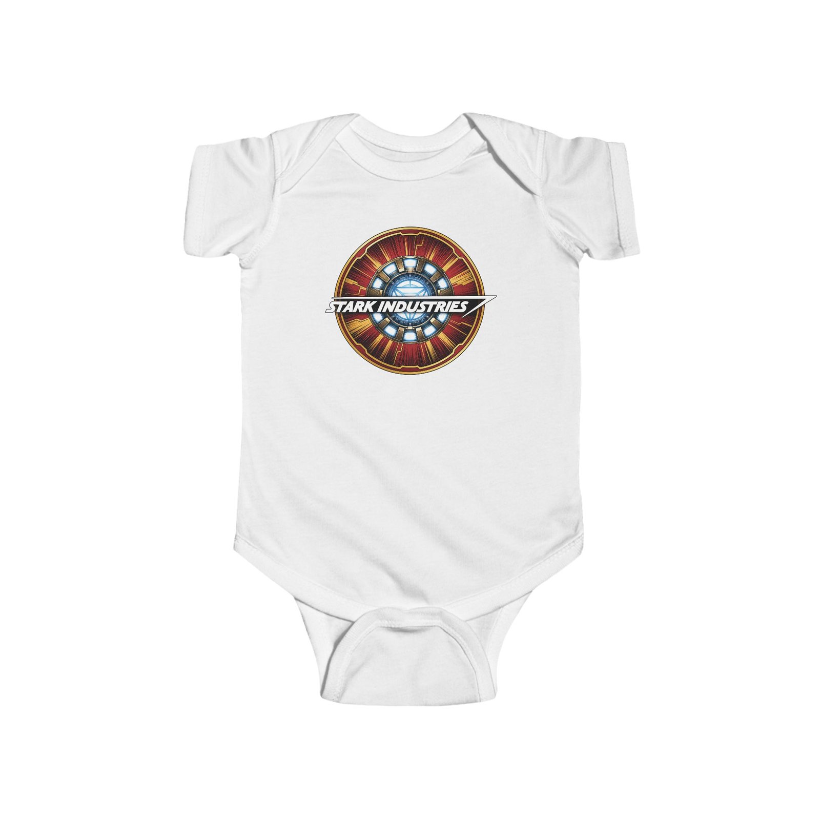 Stark Industries - Baby Bodysuit – Powered by Cuteness and Genius - Image 4