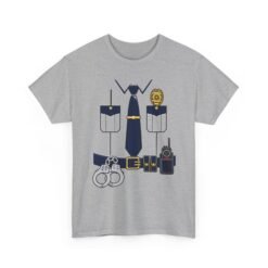 Police Officer - Unisex T-Shirt – Funny Easy Cop Halloween Costume - Image 15