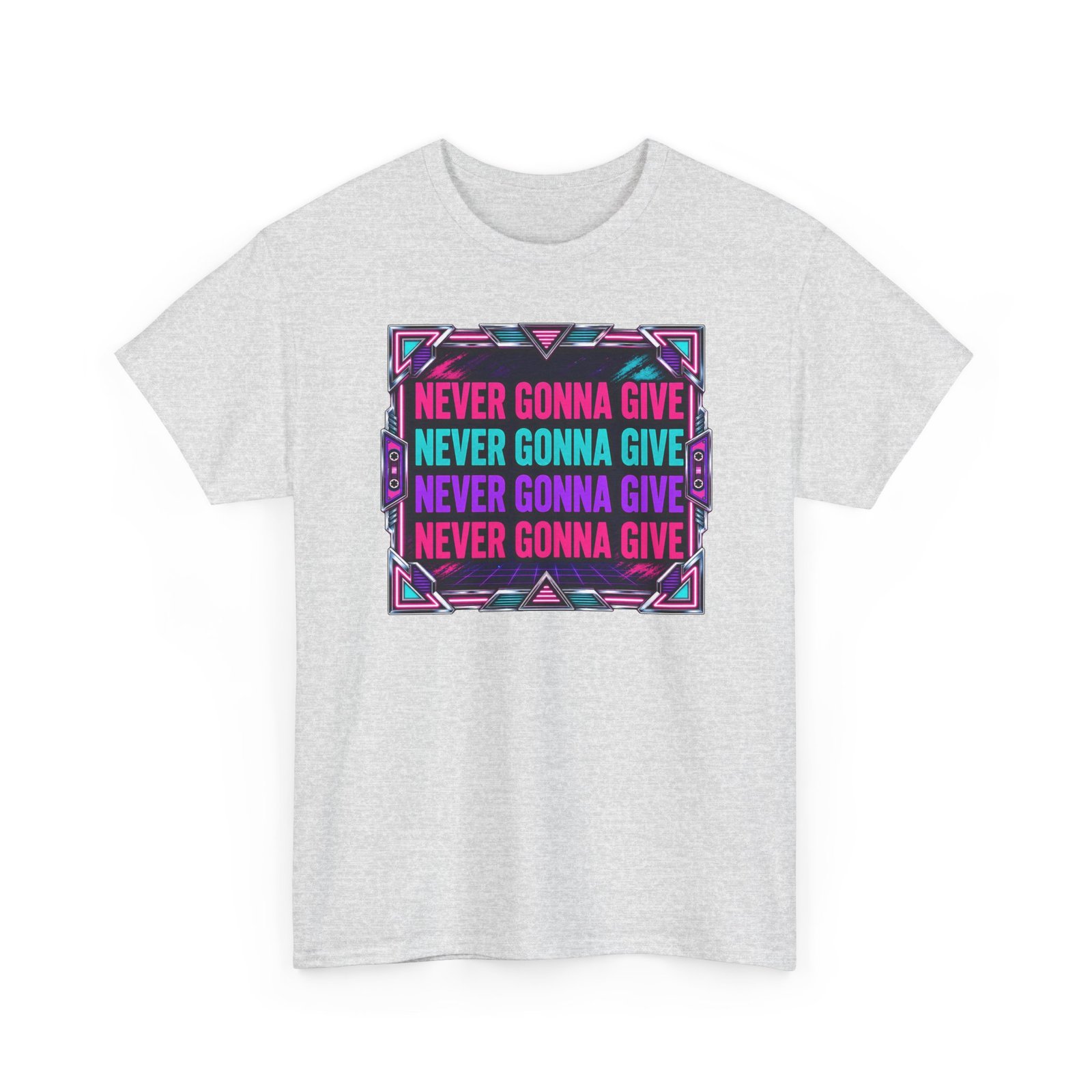 Never Gonna Give Loop - Unisex T-Shirt – Funny Rickroll - Internet Meme - Image 11