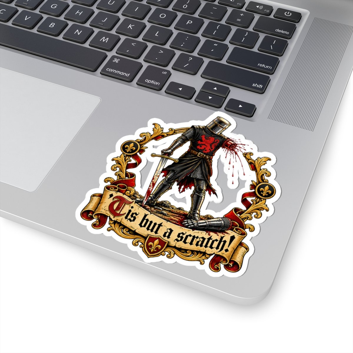 'Tis But A Scratch - Indoor Sticker – Funny Monty Python - Black Knight Decal - Image 20