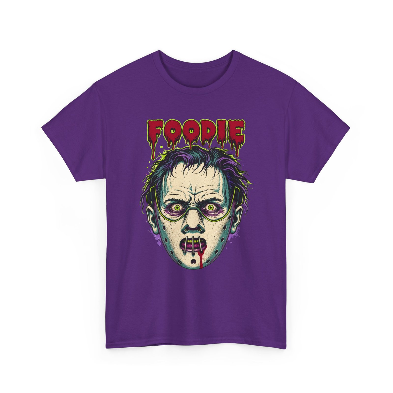 Foodie Hannibal Lecter - Unisex T-Shirt – Funny Horror - Dark Humor - Image 21