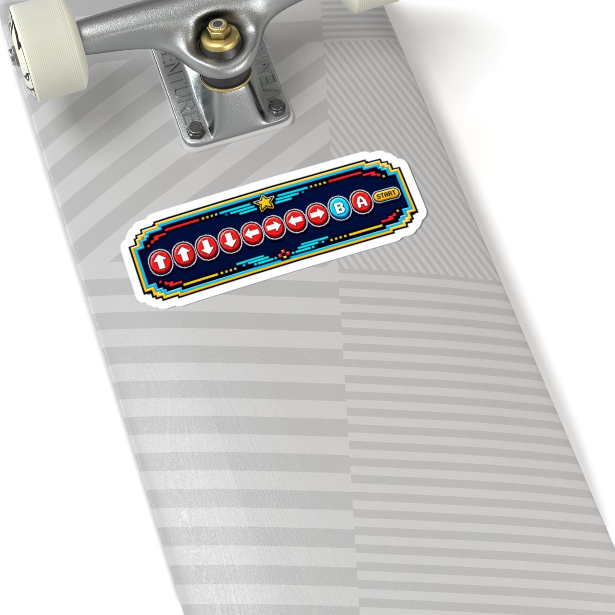Contra Code - Indoor Sticker – Konami Code - Retro Gaming - Classic Gamer Decal - Image 2