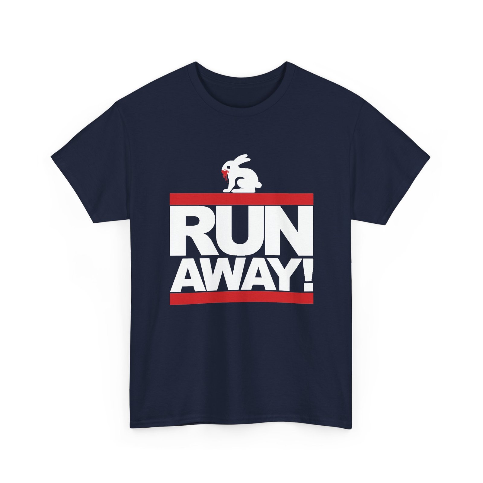 Run Away Rabbit - Unisex T-Shirt – Monty Python - Killer Rabbit - Retro Hip-Hop Style - Image 13