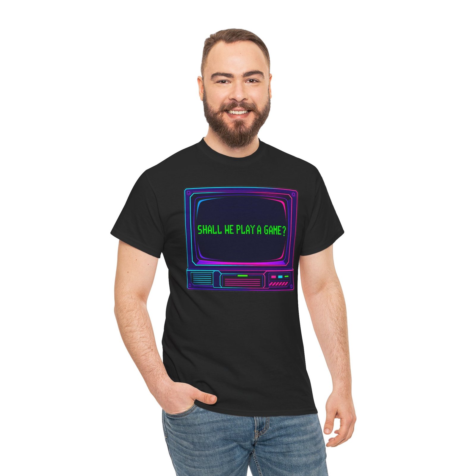 Shall We Play a Game? - Unisex T-Shirt – WarGames - Retro 80s Computer Movie - Image 7