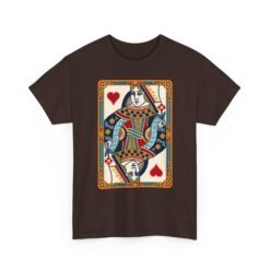 Queen of Hearts - Unisex T-Shirt – Classic Playing Card - Image 10