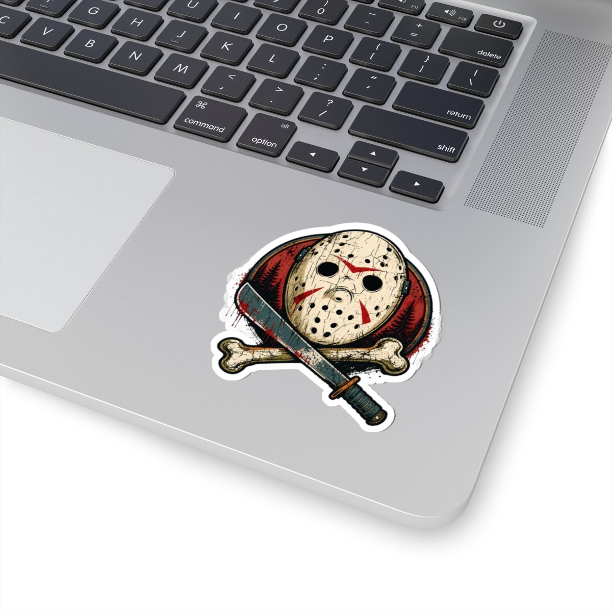 Camp Slasher - Indoor Sticker – Jason Voorhees - Friday the 13th - Horror Jolly Roger Decal - Image 14