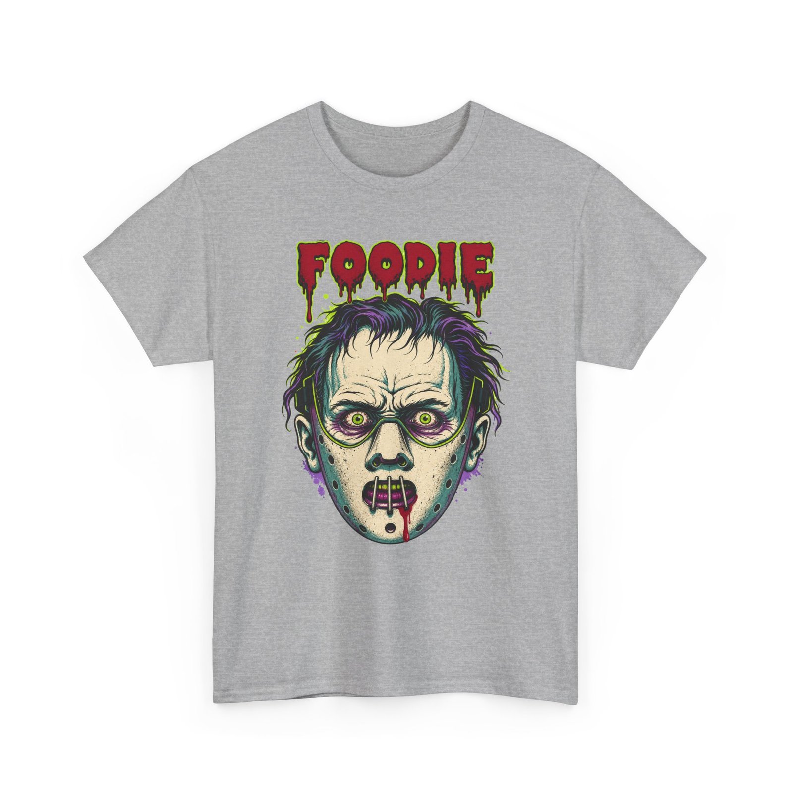 Foodie Hannibal Lecter - Unisex T-Shirt – Funny Horror - Dark Humor - Image 12