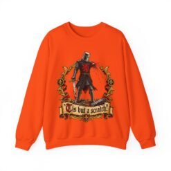 'Tis But A Scratch - Unisex Sweatshirt – Funny Monty Python Black Knight - Image 21