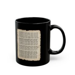 Alternative view of All Work and No Play – Black Mug – A Sip of Madness