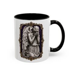 Alternative view of Weeping Angel - Color Accent Mug – Don't Blink - Sci-Fi Horror