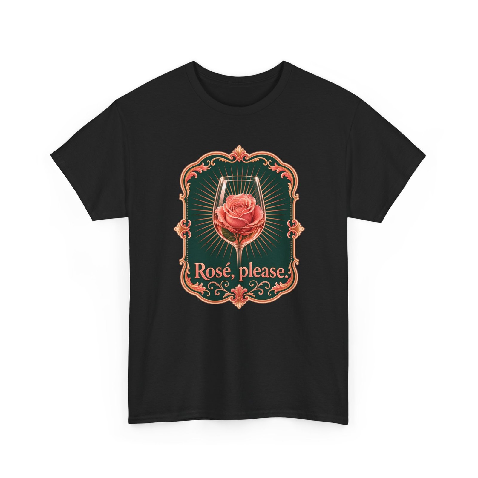 Rosé, Please - Unisex T-Shirt – Chic Wine Lover - Image 19