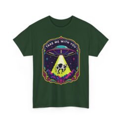 Take Me With You - Unisex T-Shirt – Funny UFO Cow Abduction - Alien Humor - Image 22