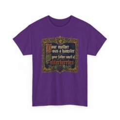 Your Mother Was a Hamster - Unisex Heavy Cotton T-Shirt – Monty Python Holy Grail Humor - Image 28