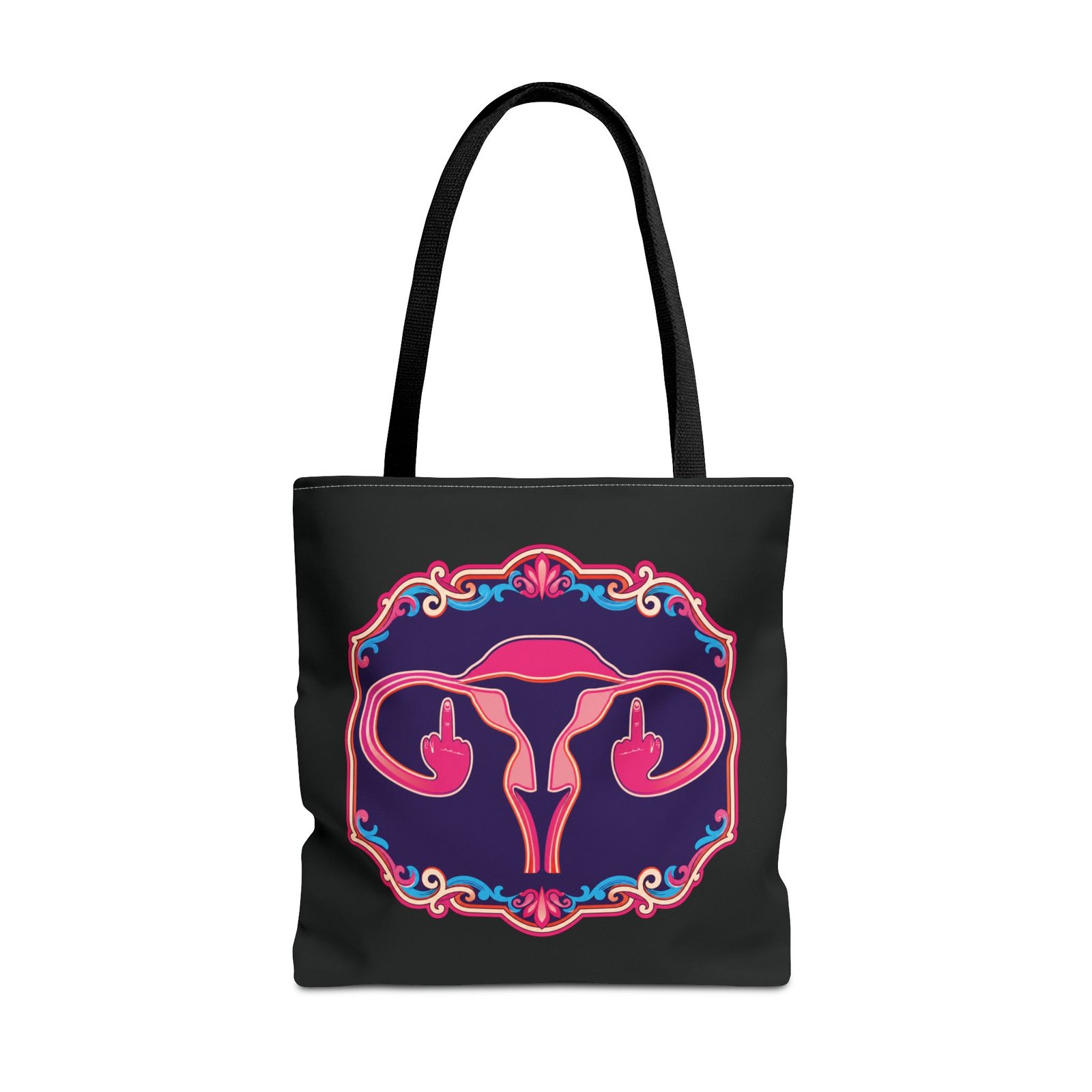 Ovaries with Middle Fingers - Tote Bag – Funny Anatomy - Image 9