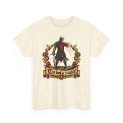'Tis But A Scratch - Unisex T-Shirt – Funny Monty Python and the Holy Grail - Black Knight - Image 23