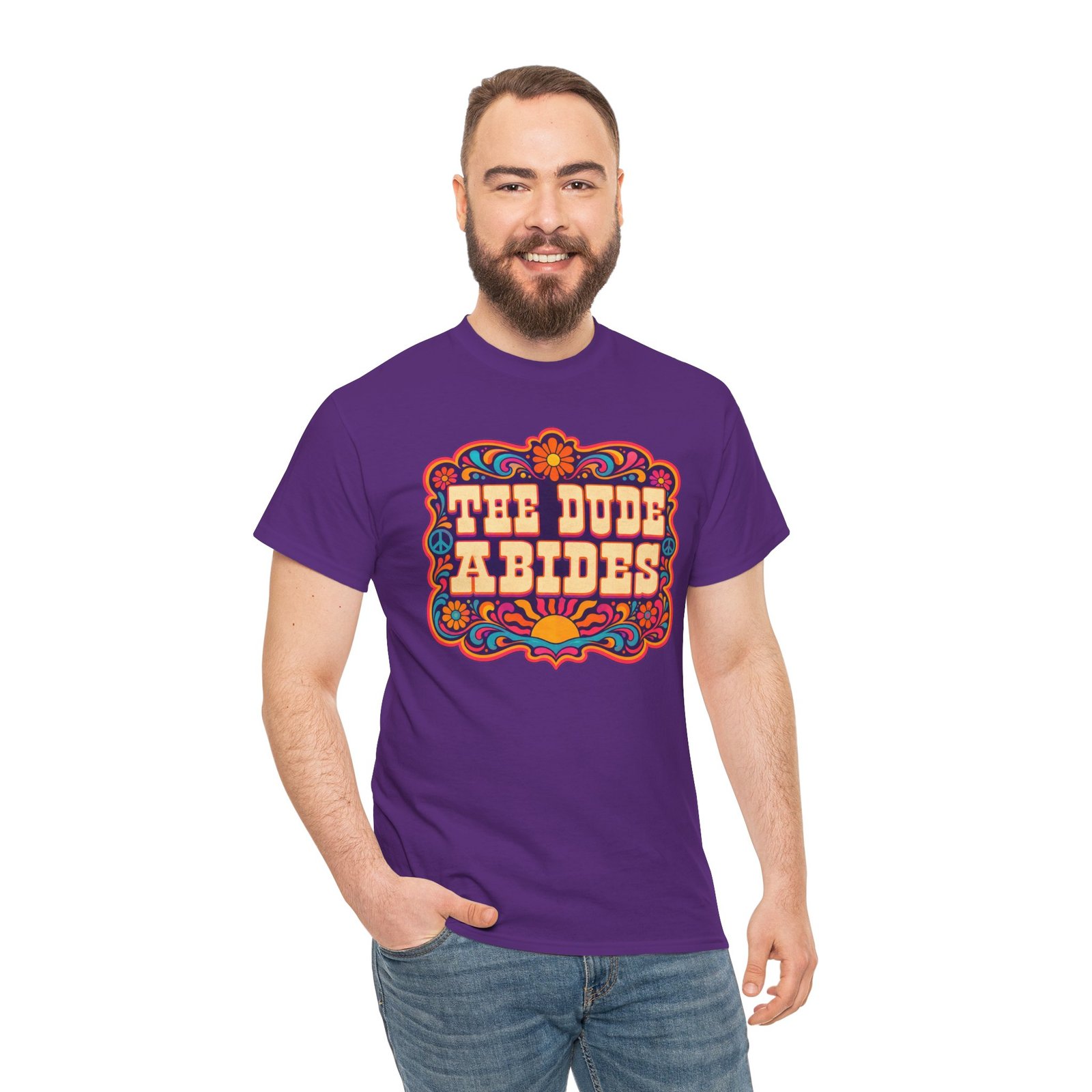The Dude Abides - Unisex T-Shirt – Funny Big Lebowski Movie Quote - Bowling Tee - Image 7