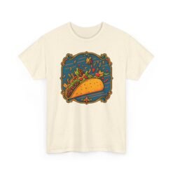 Taco in the Wind - Unisex T-Shirt – Funny Flying Taco - Taco Tuesday Humor - Image 27