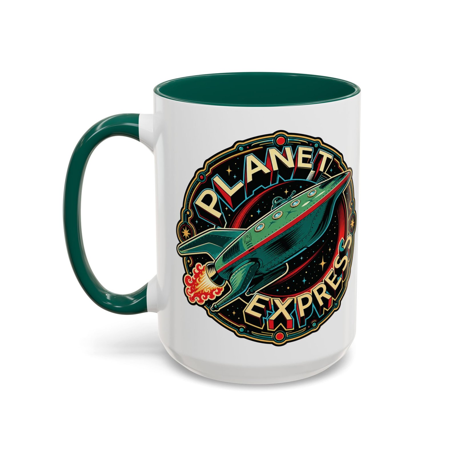 Planet Express - Color Accent Mug – Futurama Inspired Sci-Fi - Image 14