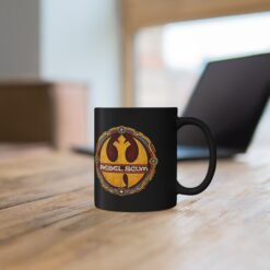Rebel Scum Black Mug – Bold Streetwear Style, Galactic Attitude - Image 6