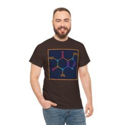 Caffeine Molecule - Unisex T-Shirt – Fuel Your Brain in Style - Image 3