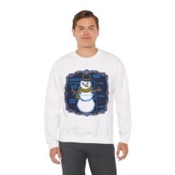 Snowman Anatomy - Unisex Sweatshirt – Funny Christmas - Science Diagram - Image 6
