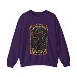 Greetings From Krampus - Unisex Sweatshirt – Cozy with a Side of Creepy - Image 24