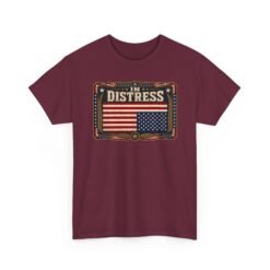 In Distress Signal - U.S.A. Flag - Unisex T-Shirt – Speak Without Saying a Word