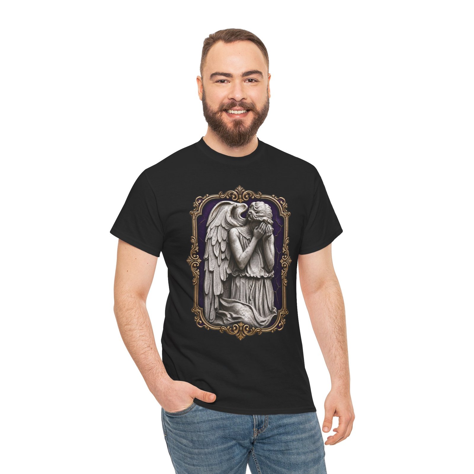 Weeping Angel - Unisex T-Shirt – Don't Blink - Sci-Fi Horror - Image 4