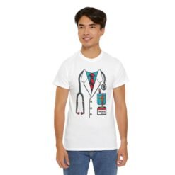 Doctor - Unisex T-Shirt – Funny Easy Halloween Medical Costume - Image 8