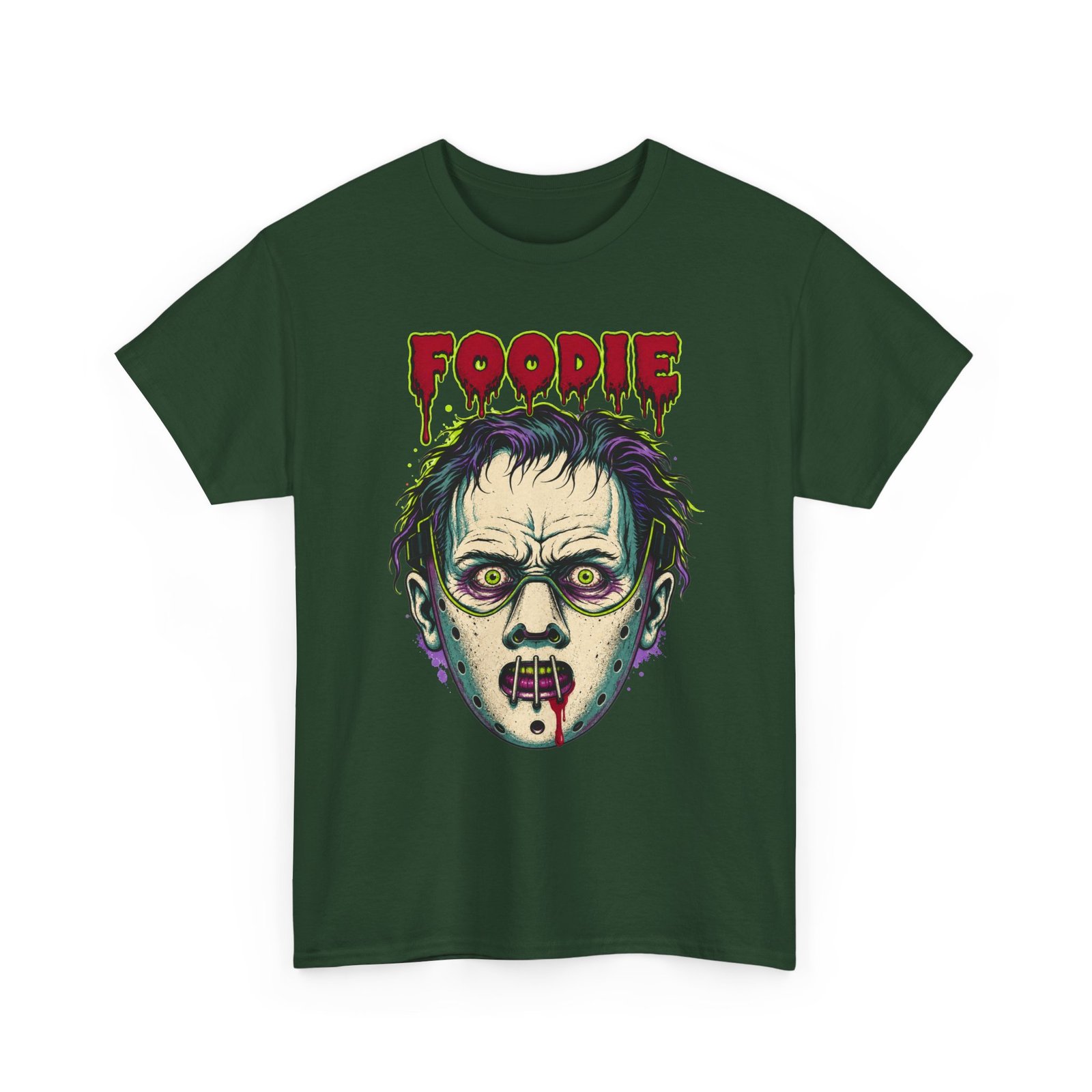 Foodie Hannibal Lecter - Unisex T-Shirt – Funny Horror - Dark Humor - Image 15