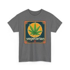 Vegetarian - Unisex T-Shirt – Funny Marijuana Leaf - Cannabis Lovers - Image 16
