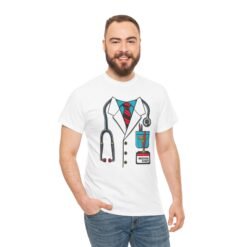 Doctor - Unisex T-Shirt – Funny Easy Halloween Medical Costume - Image 6